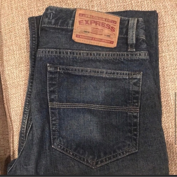 Express Other - Men’s Express Vintage Jeans Precision Fit Low Rise Sz 33x30